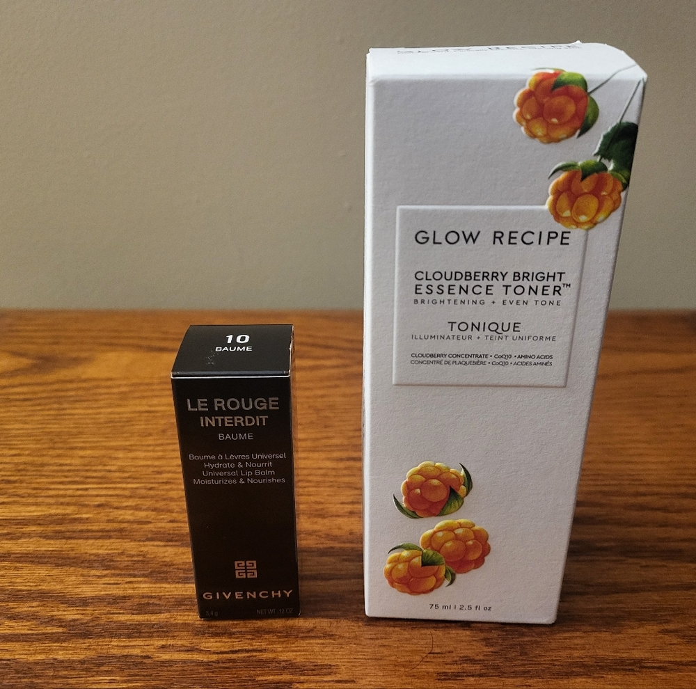 Givenchy Le Rouge Interdit Balm and Glow Recipe Essence Toner